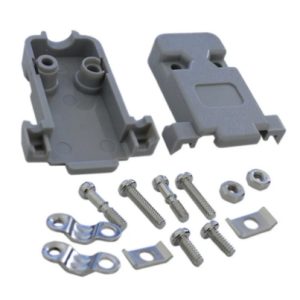 Cubierta plástico conector DB9