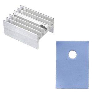 Disipador y aislante TO-220