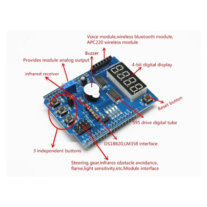 Arduino sensor shield